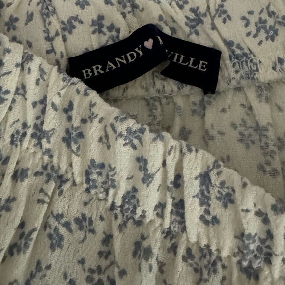 Brandy Melville Beige Floral Maxi Skirt - Picture 2 of 3